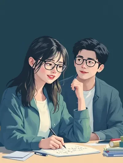 学霸的恋爱公式 18漫画 校园漫画封面